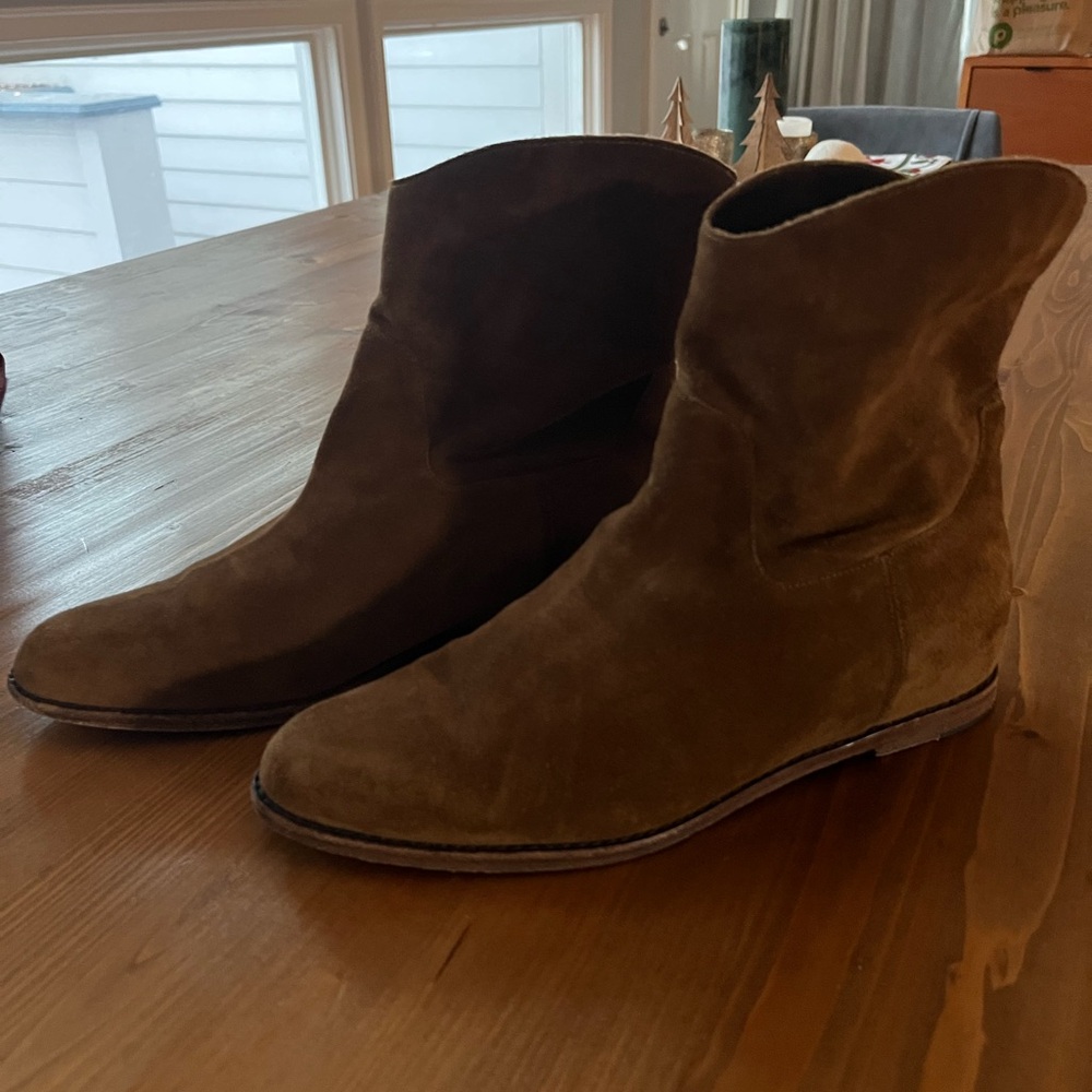 Vince Brown Suede Boots